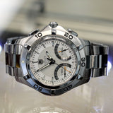 TAG HEUER Aquaracer Watch Calibre 5 300 Meters Ref. CAF7011 Quartz Chronograph Wristwatch