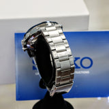 SEIKO Chronograph Watch 100M Ref. SSB321 Date Indicator 8T67-00H0 - Original Seiko Bracelet Box & Papers!
