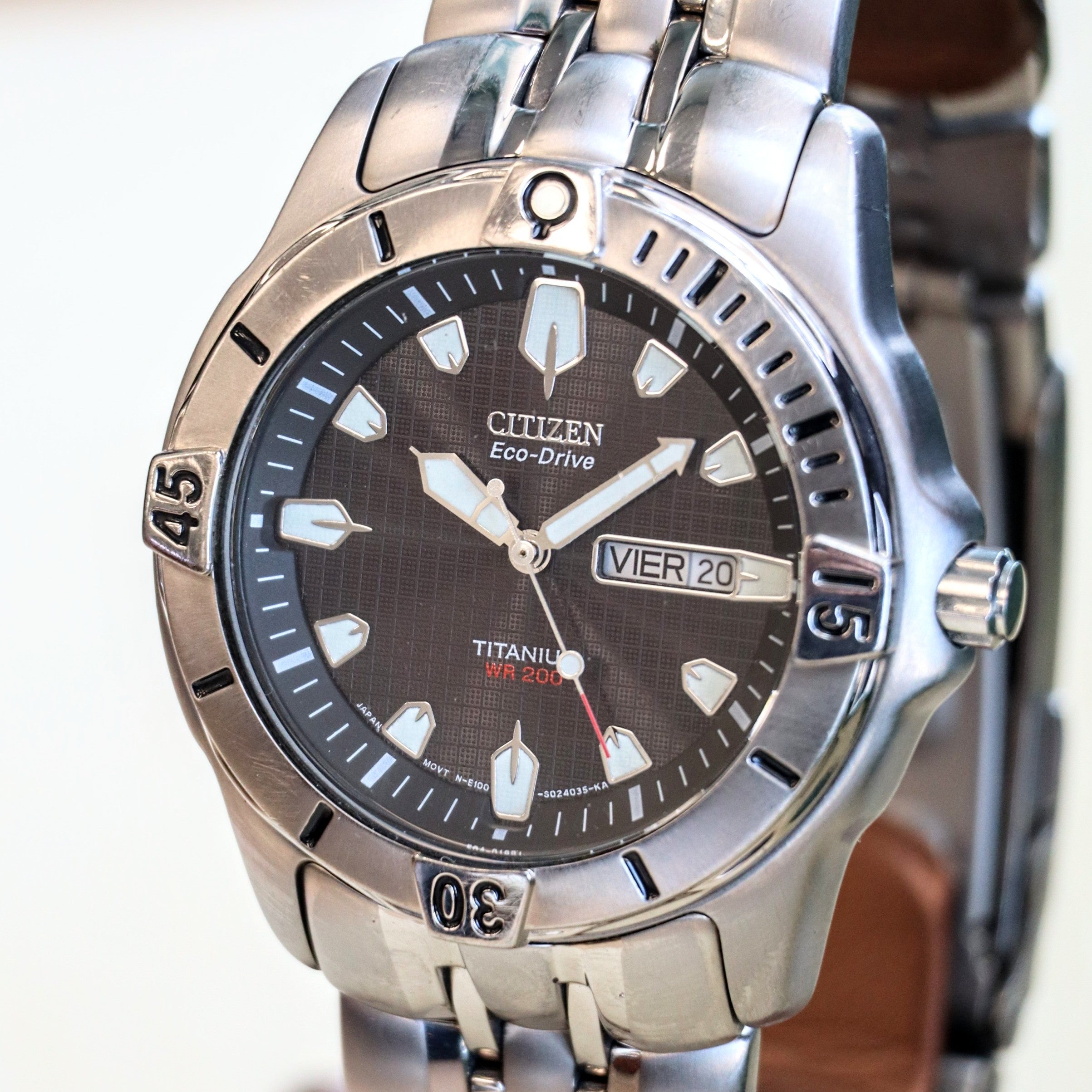 Eco Drive Diver 200 CITIZEN Eco-Drive Titanium Watch BM8230-58A