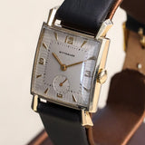 Vintage WITTNAUER Watch 17 Jewels Cal. REVUE 76/3 10K Yellow G.F. - In BOX! Swiss Wristwatch