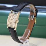 1949 HAMILTON Eaton Watch Cal. 980 17 Jewels Tank Case U.S.A. Made Wristwatch - In BOX!