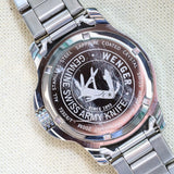 WENGER Swiss Army Diver Watch Date Indicator Swiss Quartz Wristwatch ALL S.S. Ref. 723XT