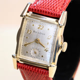 BULOVA 1954 ARDSLEY Watch 17 Jewels Cal. 10BT Fancy Case & Crystal Wristwatch
