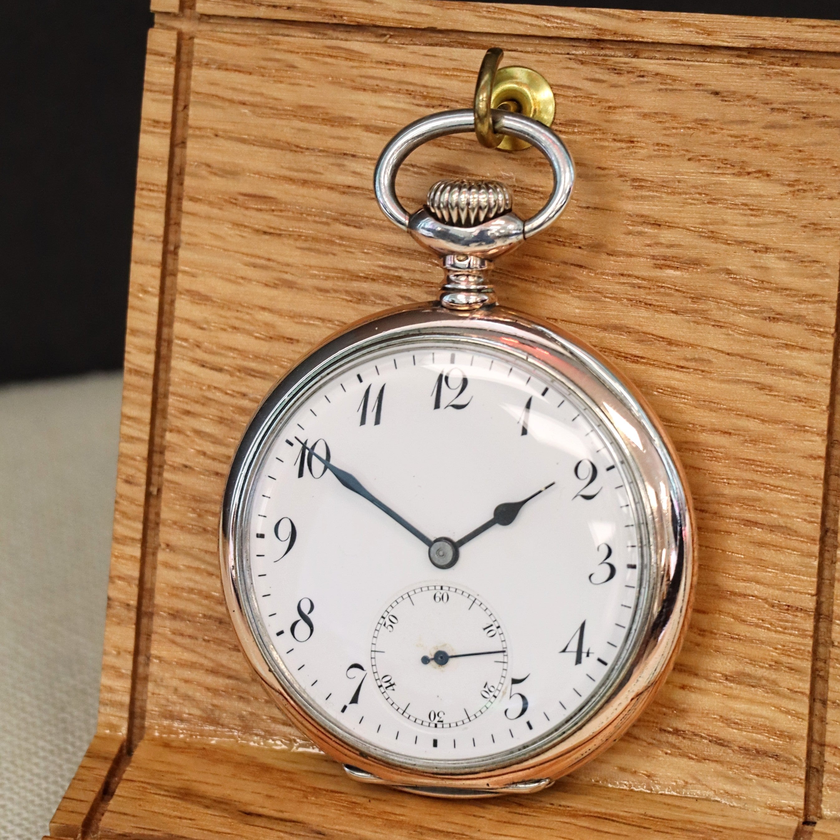 1913 ZENITH Pocket Watch Grand Prix Paris 1900 16 Rubis Openface