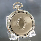 1904 WALTHAM Dress Pocket Watch Openface 12s Grade Riverside 19 Jewels Fancy Engraved Case