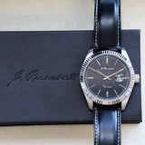 J. BRACKETT Verona Watch Date Indicator Quartz Wristwatch ALL Original Box & Card! Ref. JB3007