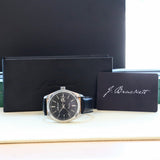 J. BRACKETT Verona Watch Date Indicator Quartz Wristwatch ALL Original Box & Card! Ref. JB3007