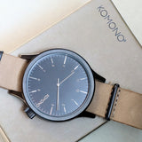 KOMONO The Magnus Watch Cobblestone Quartz Wristwatch Ref. KOM-W1930 - ALL Orignal in Box!