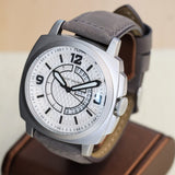 GRANT BROWN Watch Day/Date Indicator Ref. 9414C Stainless Steel Quartz Wristwatch ALL Original