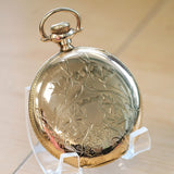 1925 WALTHAM Dress Pocket Watch Openface 12s Grade Premier 19 Jewels ADJ. - AS IS! Runs but needs work
