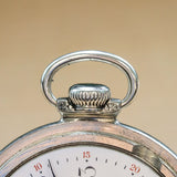 1904 ELGIN Pocket Watch Openface 16s Grade 241 17 Jewels Adjusted 14K White G.F.