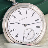 1883 ELGIN Pocket Watch Openface 18s Grade 81 Key Wind 13 Jewels Coin Silver Case