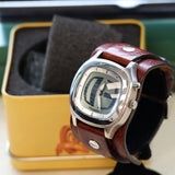 Vintage FOSSIL BIG TIC Digital/Analog Watch Ref. JR-8123 39mm Wristwatch - In box!