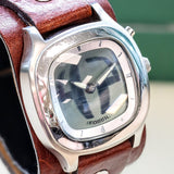 Vintage FOSSIL BIG TIC Digital/Analog Watch Ref. JR-8123 39mm Wristwatch - In box!