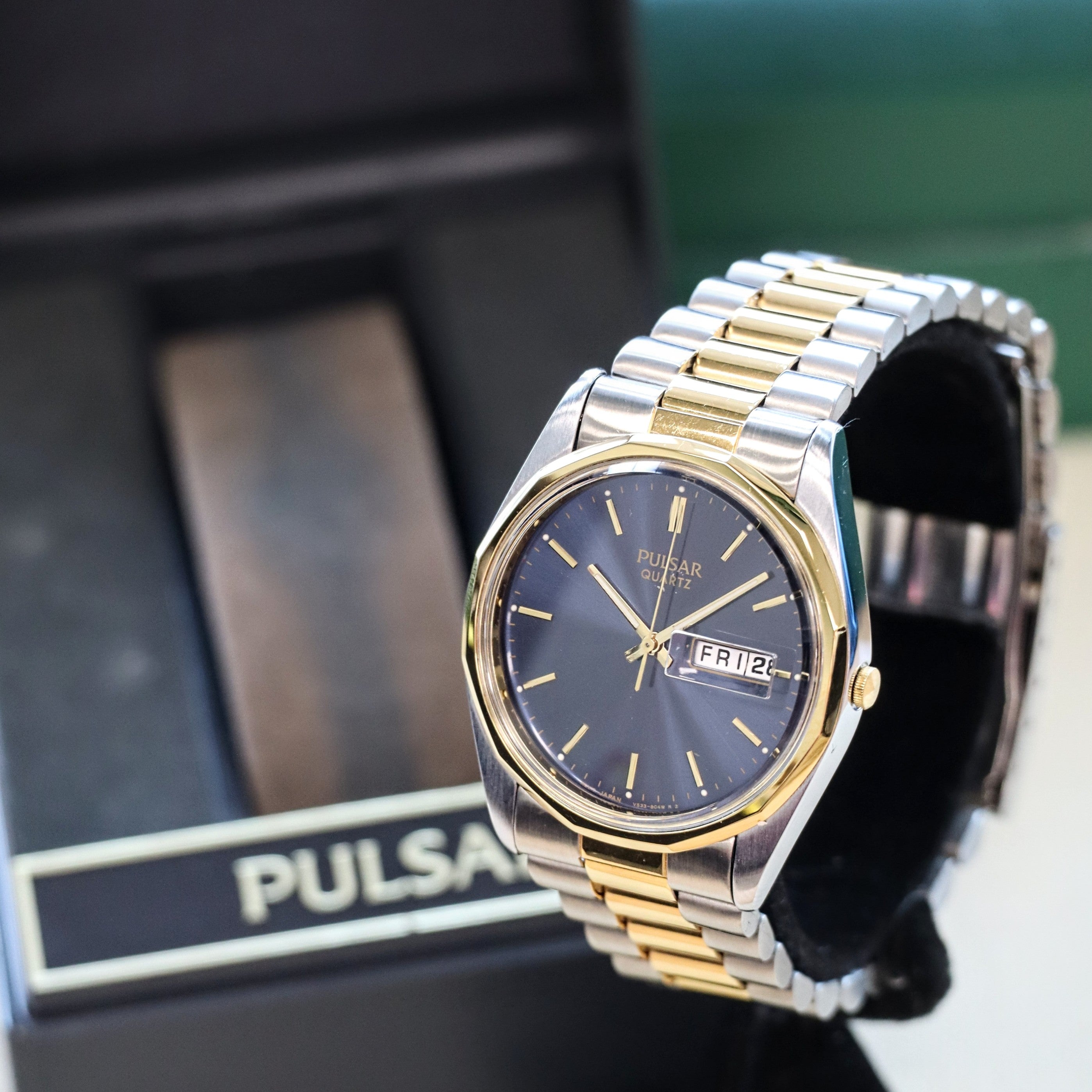 Stainless Steel Old Pulsar Watches Value Pulsar Quartz Watch Value