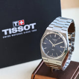 TISSOT PRX Quartz Watch Blue Dial Ref. T137.410 - ALL Original Box, Sleeve & Papers