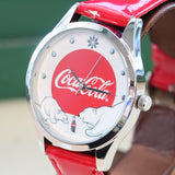 COCA-COLA Watch Christmas Holiday Polar Bear Quartz Wristwatch