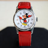 1970s BRADLEY Mickey Mouse Wristwatch Walt Disney Production Swiss Made Vintage Watch