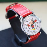 1970s BRADLEY Mickey Mouse Wristwatch Walt Disney Production Swiss Made Vintage Watch