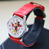 1970s BRADLEY Mickey Mouse Wristwatch Walt Disney Production Swiss Made Vintage Watch