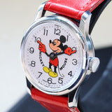 1970s BRADLEY Mickey Mouse Wristwatch Walt Disney Production Swiss Made Vintage Watch