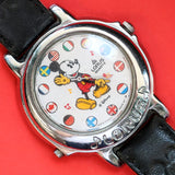 Vintage Disney Musical Mickey Mouse Wristwatch Animated Hands LORUS Watch Collectible