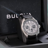 BULOVA Lunar Pilot Meteorite Chronograph Watch Archive Series Limited Edition 96A312