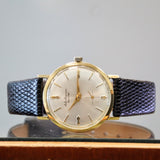 Vintage JULES JURGENSEN Dress Watch 10K GF Swiss Mechanical Wristwatch