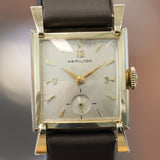 1955 HAMILTON Trent Watch 22 Jewels Cal. 770 U.S.A. Made 10K G.F. Tank Case & Fancy Lugs