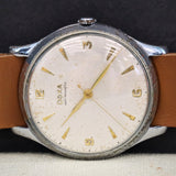 1950 Jumbo DOXA Watch Cal. FEF 380 15 Jewels Wristwatch Swiss Made ALL S.S.