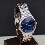 CITIZEN Weekender Eco-Drive Watch BV1113-53L ALL Two-Tone S.S. Blue Dial - Box & Papers!