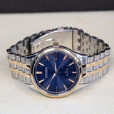 CITIZEN Weekender Eco-Drive Watch BV1113-53L ALL Two-Tone S.S. Blue Dial - Box & Papers!