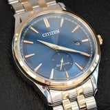 CITIZEN Weekender Eco-Drive Watch BV1113-53L ALL Two-Tone S.S. Blue Dial - Box & Papers!