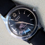 1960s BENRUS 3-Star Self-Winding Watch 17 Jewels Black Dial Model FE 235 - Series #7035