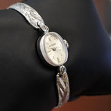 1940 Ladies LeCoultre Cocktail Watch 17 Jewels Cal. K840 ALL 10K White Gold Filled Wristwatch