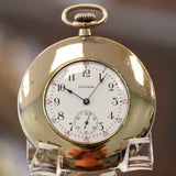 1908 WALTHAM Dress Pocket Watch Openface 0s 15 Jewels Grade No. 115 Mechanical