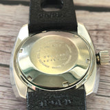 Vintage Glycine Airman Automatic Watch 313 144 Date Black Dial Diver Wristwatch