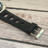 Vintage Glycine Airman Automatic Watch 313 144 Date Black Dial Diver Wristwatch