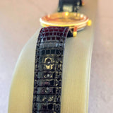 Vintage Hamilton Hydro Conduit Company Watch Coin Style 33mm Quartz Wristwatch