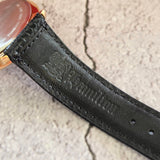 Vintage Hamilton Hydro Conduit Company Watch Coin Style 33mm Quartz Wristwatch