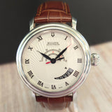 Bulova Accutron Amerigo Automatic Watch 63B021 41mm S.S. Swiss Made Wristwatch