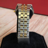 1984 Omega Seamaster Quartz Watch 396.0924 Cal. 1425 7 Jewels Day/Date Waffle Dial