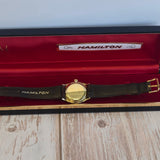 1943 Hamilton Masterpiece 14K Gold Watch Award Wristwatch ALL Original - IN BOX!