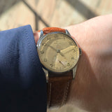 1944 Omega Jumbo Watch 2390 Cal. 30T2 15 Jewels 33mm WWII Era Wristwatch - RARE