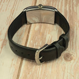 1934 Elgin Art Deco Rectangular Wristwatch 7 Jewels Grade 488 Cream Dial Watch