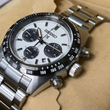 Seiko Prospex Speedtimer Chronograph Watch SBDL085 ALL S.S. Wristwatch - ALL Original Box & Papers