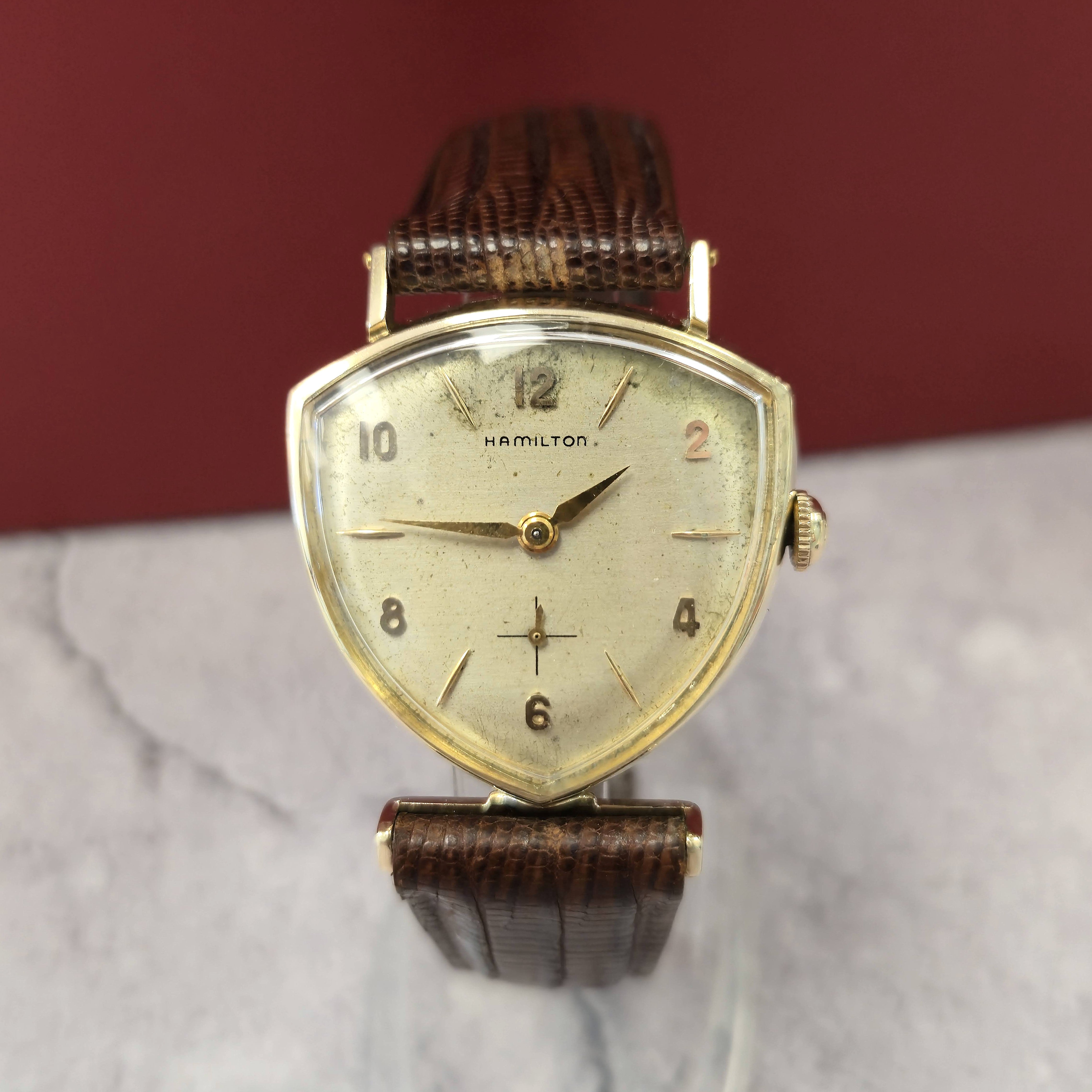 Hamilton Thor Vintage Hamilton Thor Asymmetric Watch Grade 770 22 Jewels 10K GF USA ...