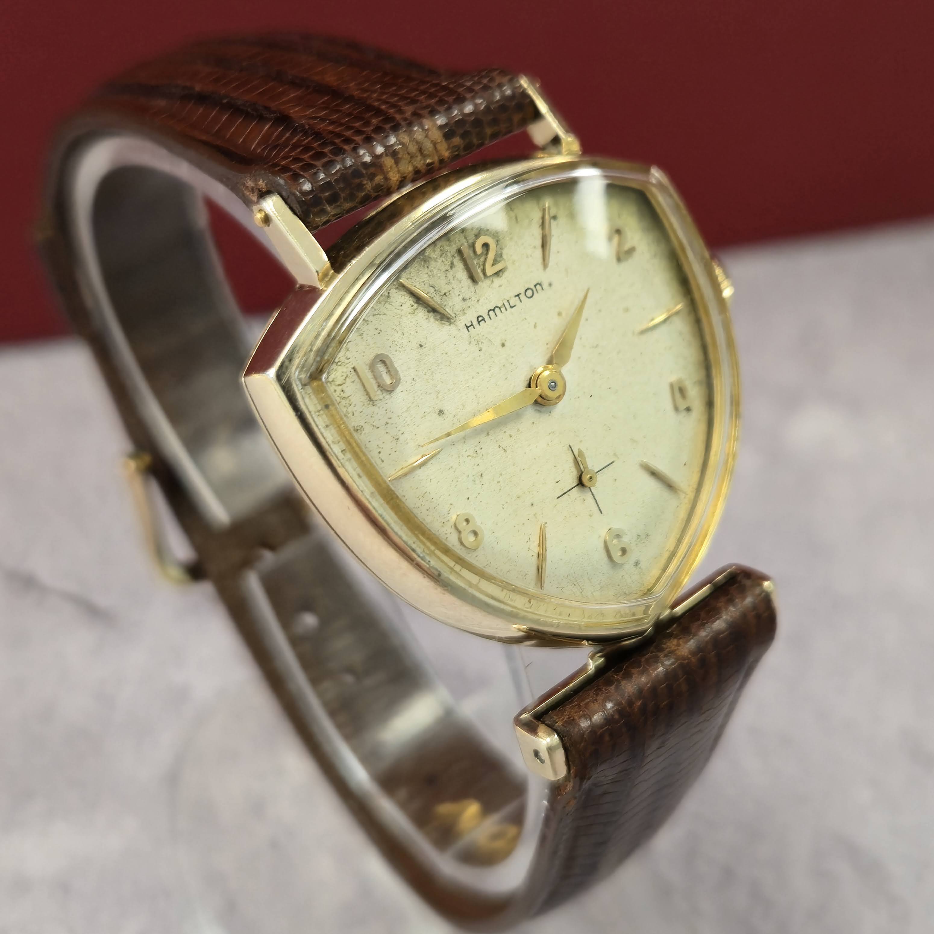Hamilton Thor Vintage Hamilton Thor Asymmetric Watch Grade 770 22 Jewels 10K GF USA ...