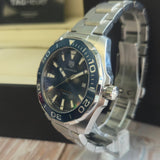 TAG Heuer Aquaracer Watch WAY101C.BA0746 Blue Dial ALL S.S. 43mm - Box & Papers