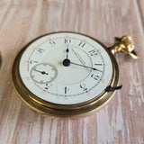 1890s Waltham Pocket Watch Open face 18s Grade Crescent St. Adjusted 17 Jewels